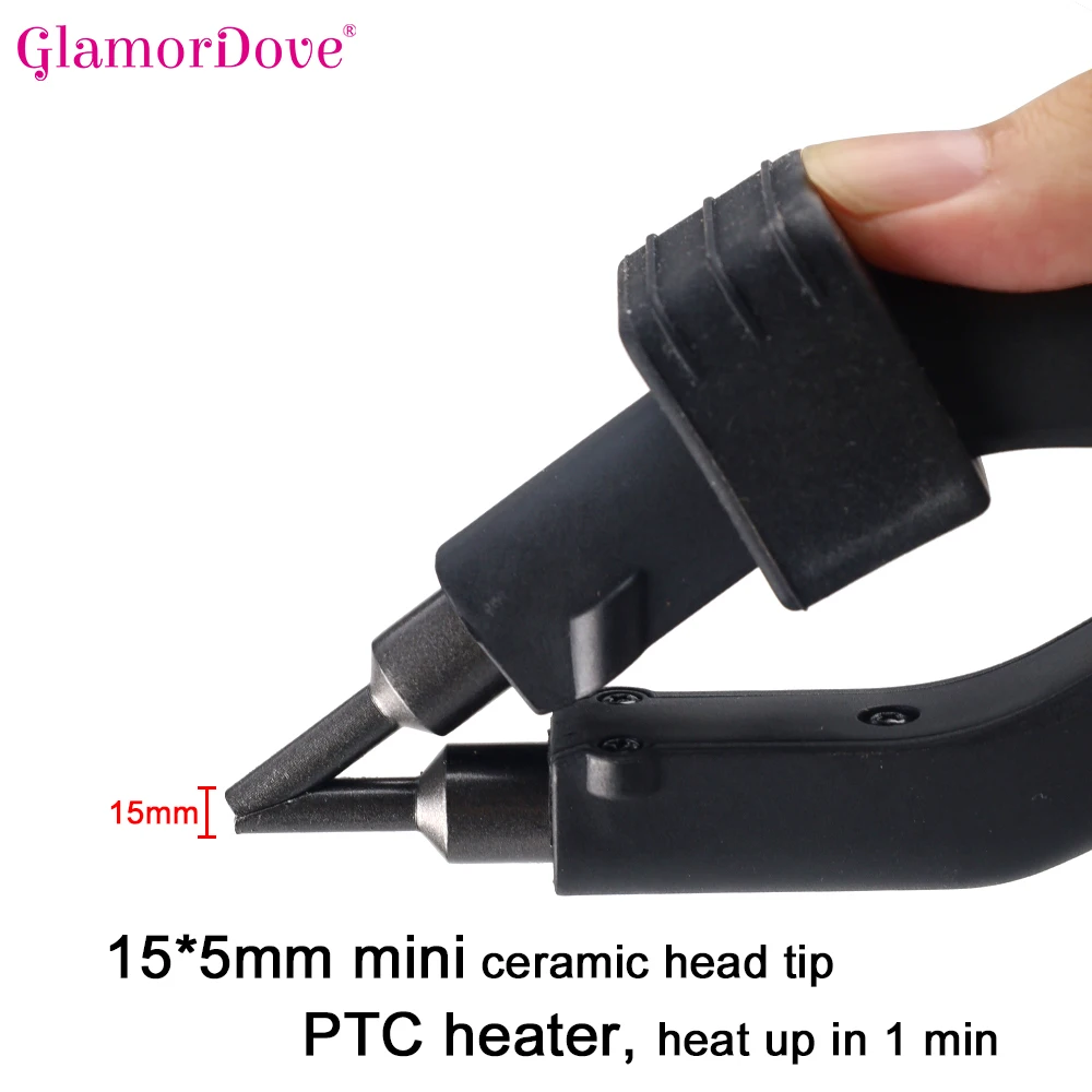 Ekstensi Rambut Besi Pemanas E - Glue Gun Hair ulasan dan harga