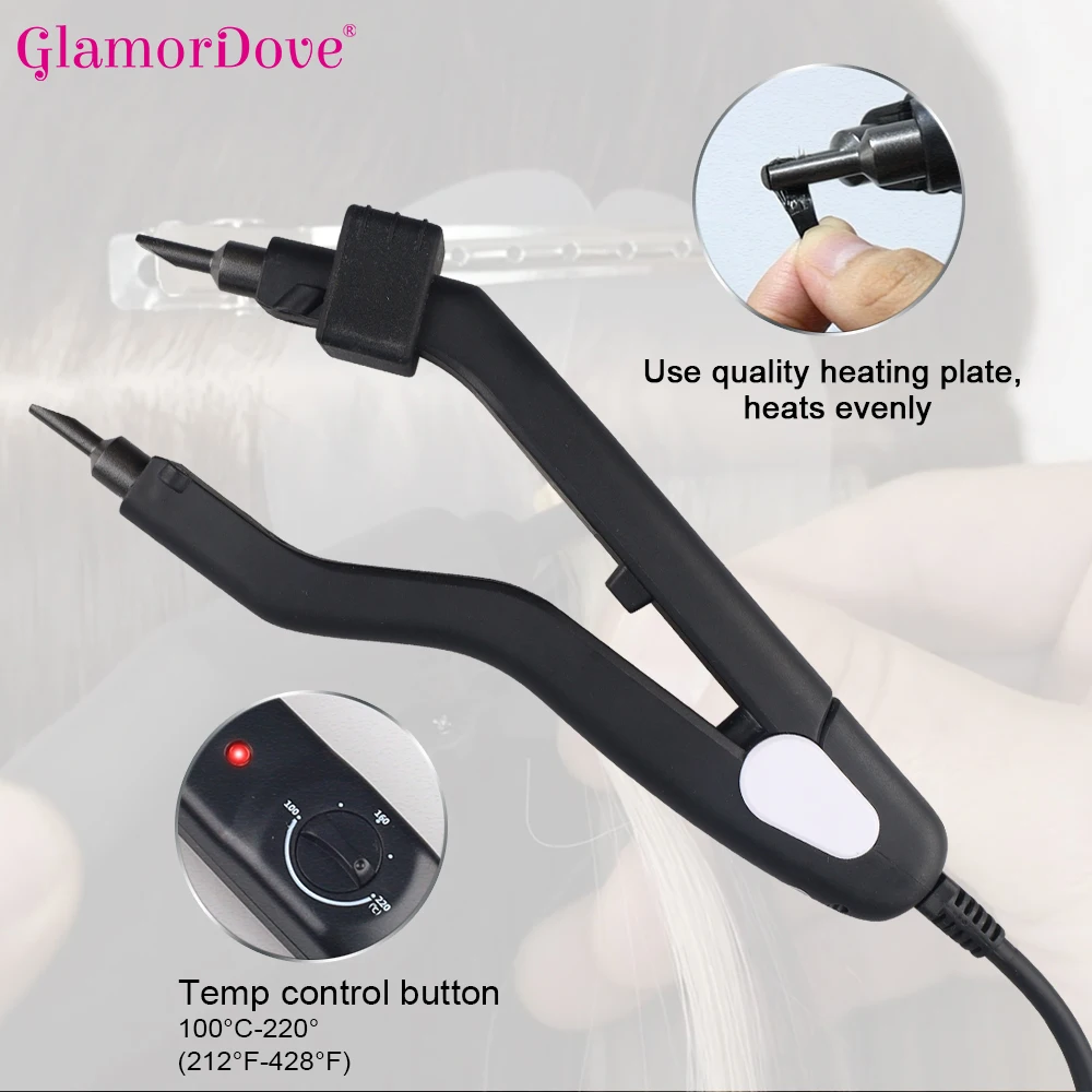 Ekstensi Rambut Besi Pemanas E - Glue Gun Hair ulasan dan harga