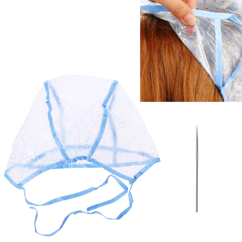 1Set Topi Celup Rambut + Sikat - Hair Care Quotes ulasan dan harga