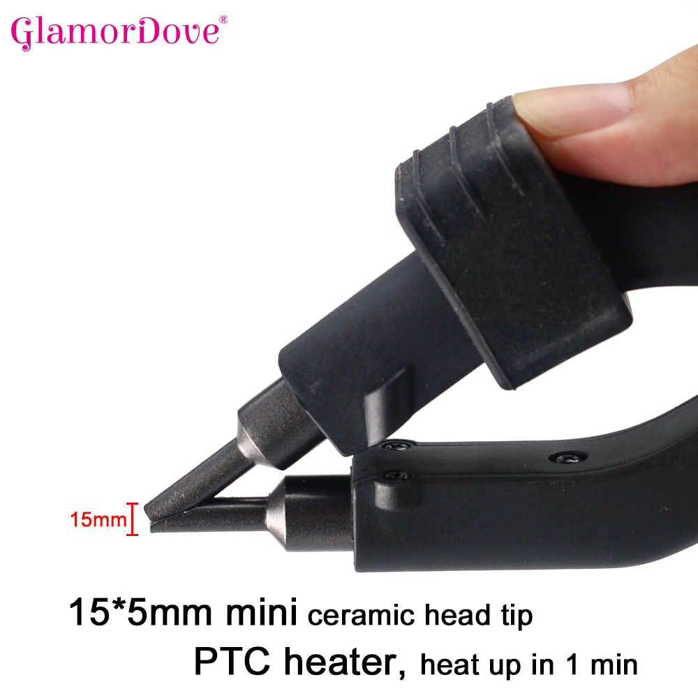 Pistol lem peleburan ekstensi  - Glue Gun Hair ulasan dan harga