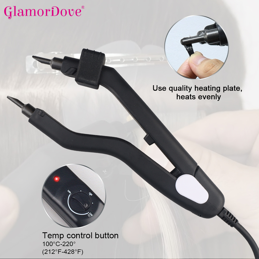 Pistol lem peleburan ekstensi  - Glue Gun Hair ulasan dan harga