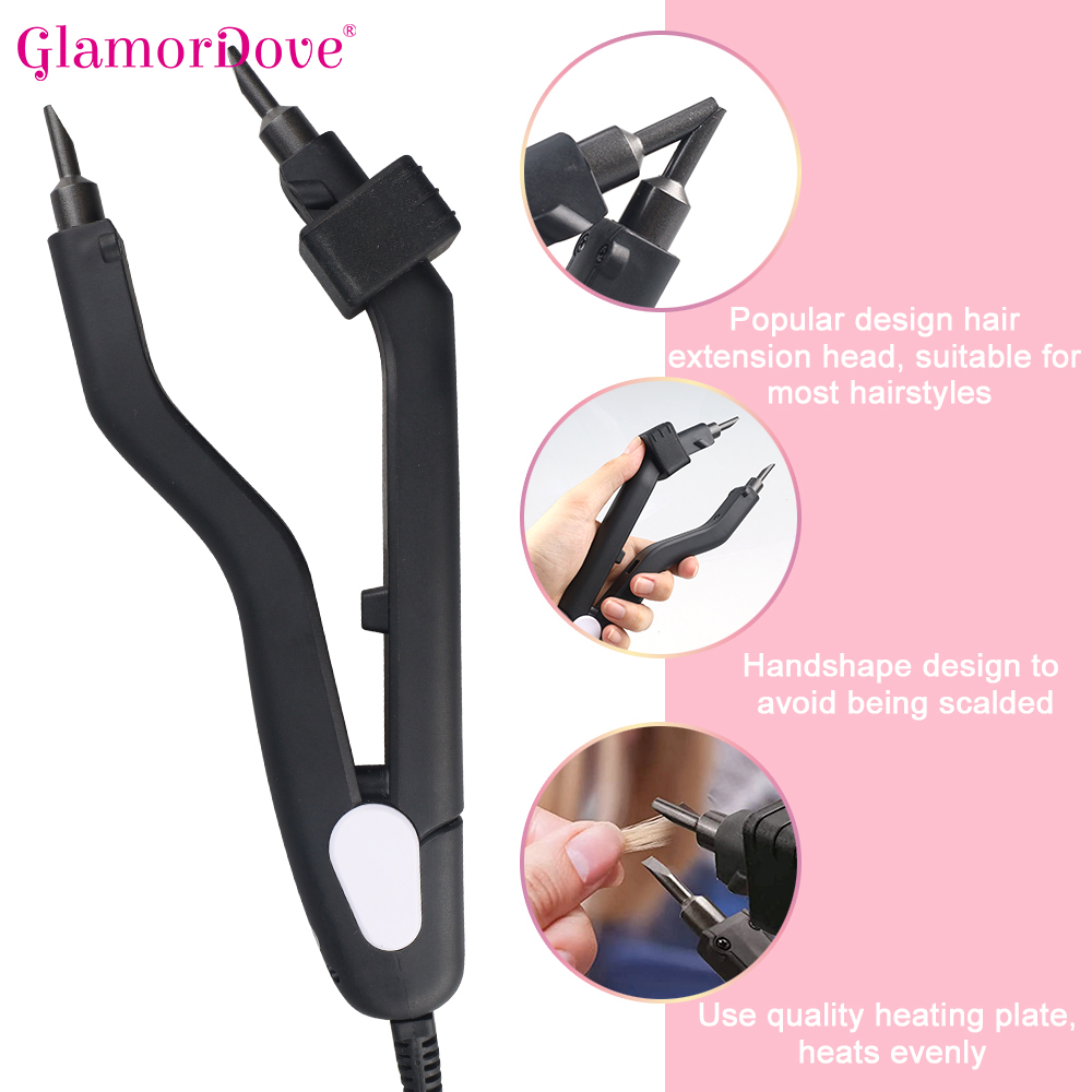 Pistol lem peleburan ekstensi  - Glue Gun Hair ulasan dan harga
