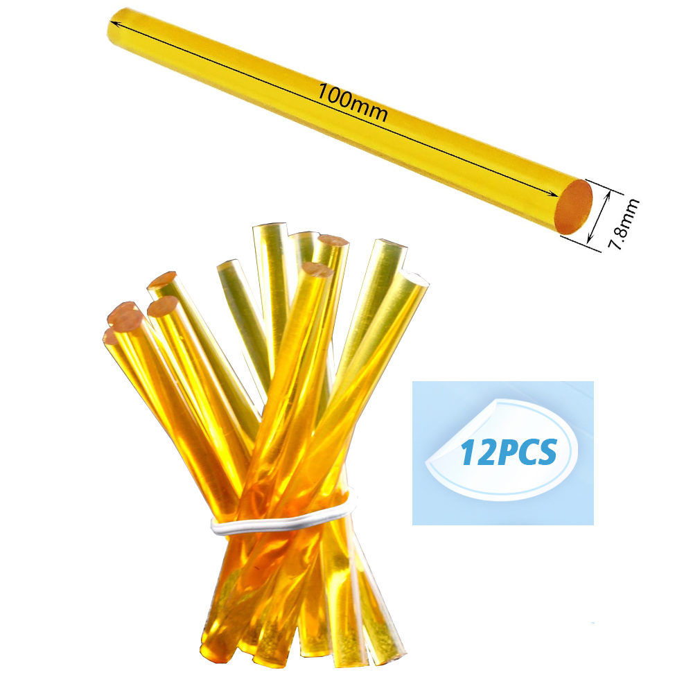 12pcs/lot 0.7*10 cm Stik Lem P - Glue Gun Hair ulasan dan harga