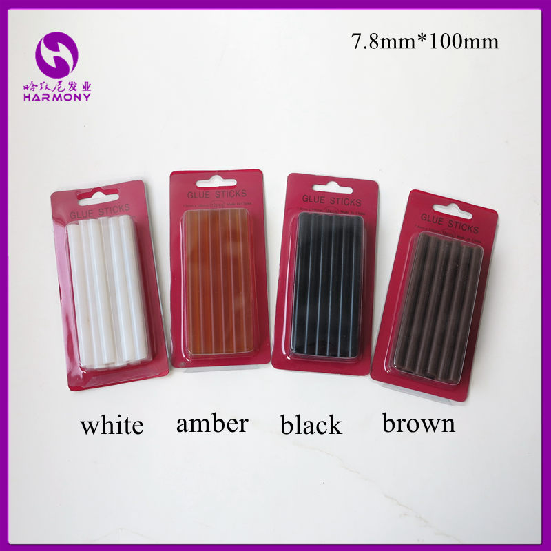 12 Buah/Kotak Empat Warna Lem  - Glue Gun Hair ulasan dan harga